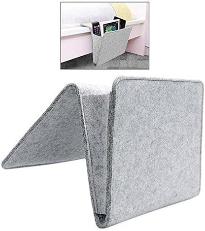 Fengtaike Useful Multi Grey Bed Storage Pockets Felt Bedside Hanging Storage - Image 6