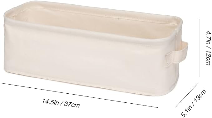 Decorative Basket Rectangular Fabric Storage Bin Organizer Basket - Image 6