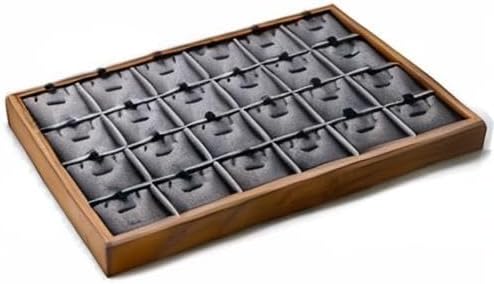 Oirlv Wood 24 Grids Jewelry Tray - Image 9