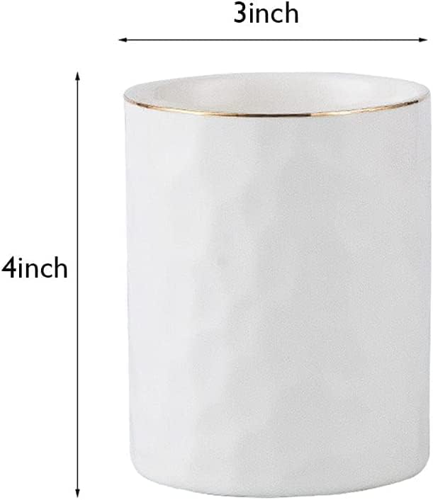 HANKOR Ceramic Pen Holder Cup Pencil Holder - Image 5