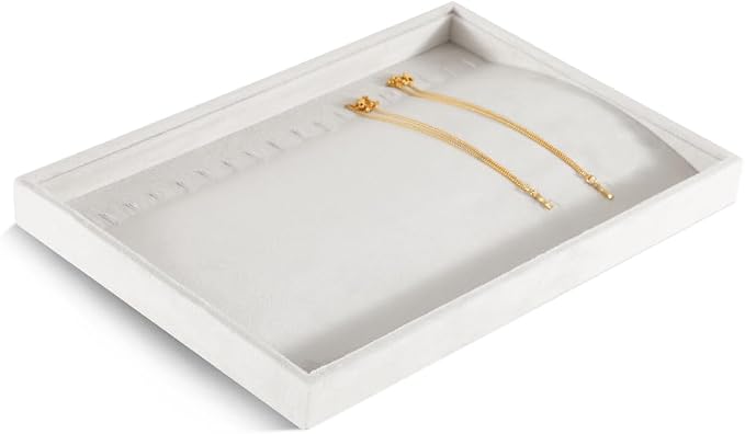 Velvet Jewelry Display Tray For Bracelet Pendant Necklace, Drawer Insert - Image 4