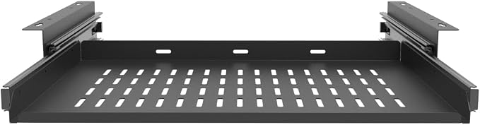 JINGCHENGMEI Sliding Under Desk Laptop Mount Shelf - Image 6