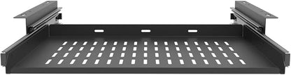 JINGCHENGMEI Sliding Under Desk Laptop Mount Shelf - Image 6
