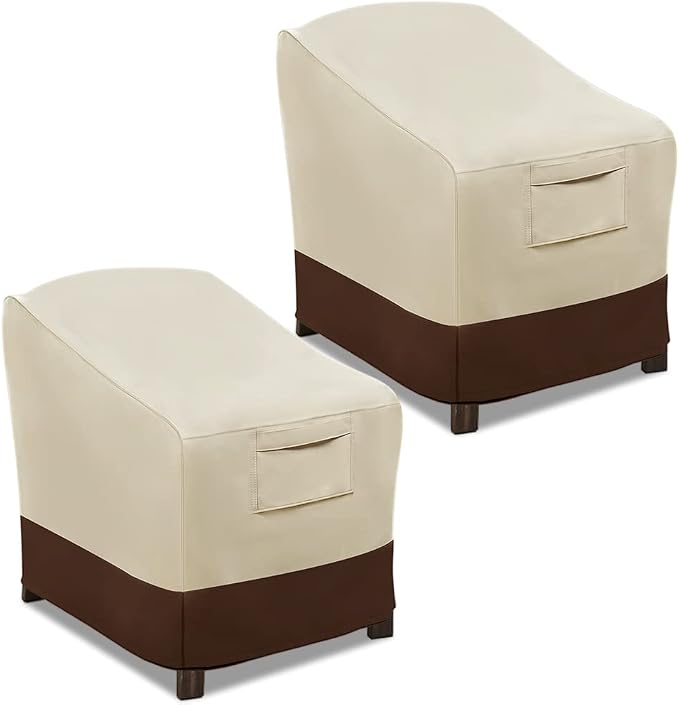 Vailge Patio Chair Covers, Lounge Deep Seat Cover, Heavy Duty and Waterproof by VAILGE