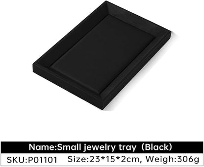 Jewelry Display, Leather Tray, Premium Black Jewelry Tray, Mens Jewelry Tray - Image 3