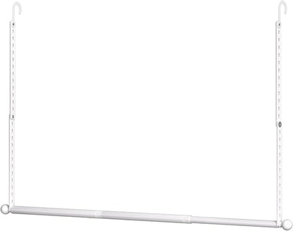 SUTINE Closet Rods for Hanging Clothes, Adjustable Metal Closet Extender by SUTINE