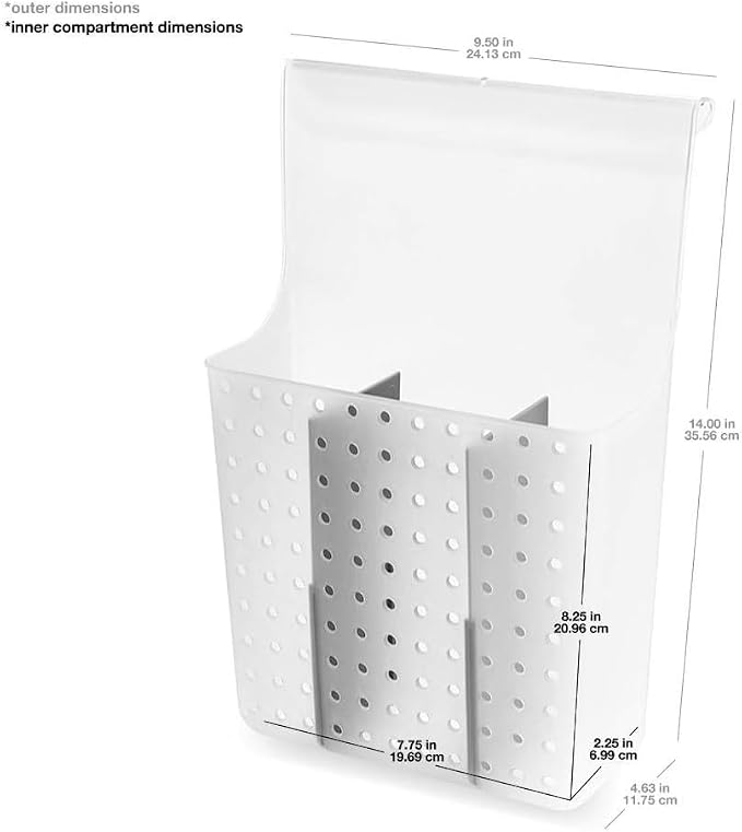 madesmart Over-Door Hair Tools Organizer - Image 4