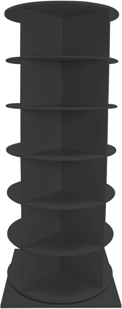 Rotating Shoe Rack, Free Standing Vertical Handbag Rotate Display Storage by iSamLam