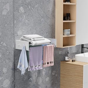 ZMBESUP Upgrade Small Wall Mounted Drying Rack - Image 5