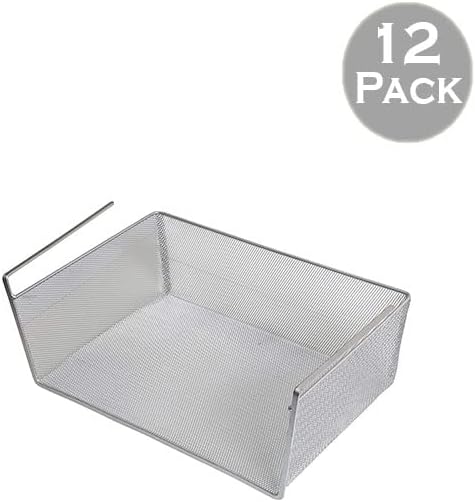 YBM Home Under Shelf Basket Mesh Stainless Steel Storage Under Cabinet Hanging - Image 2