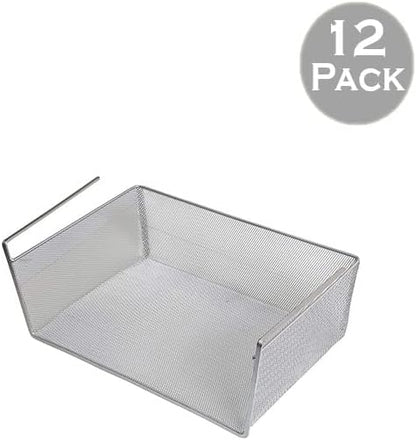 YBM Home Under Shelf Basket Mesh Stainless Steel Storage Under Cabinet Hanging - Image 2