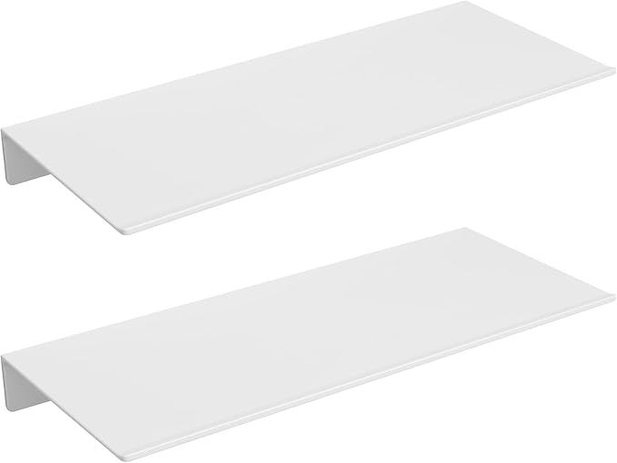 Danpoo 12 inch White Metal Floating Shelves by Danpoo-ForYourHome