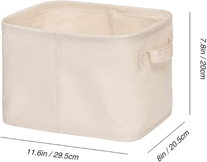 Decorative Basket Rectangular Fabric Storage Bin Organizer Basket - Image 6