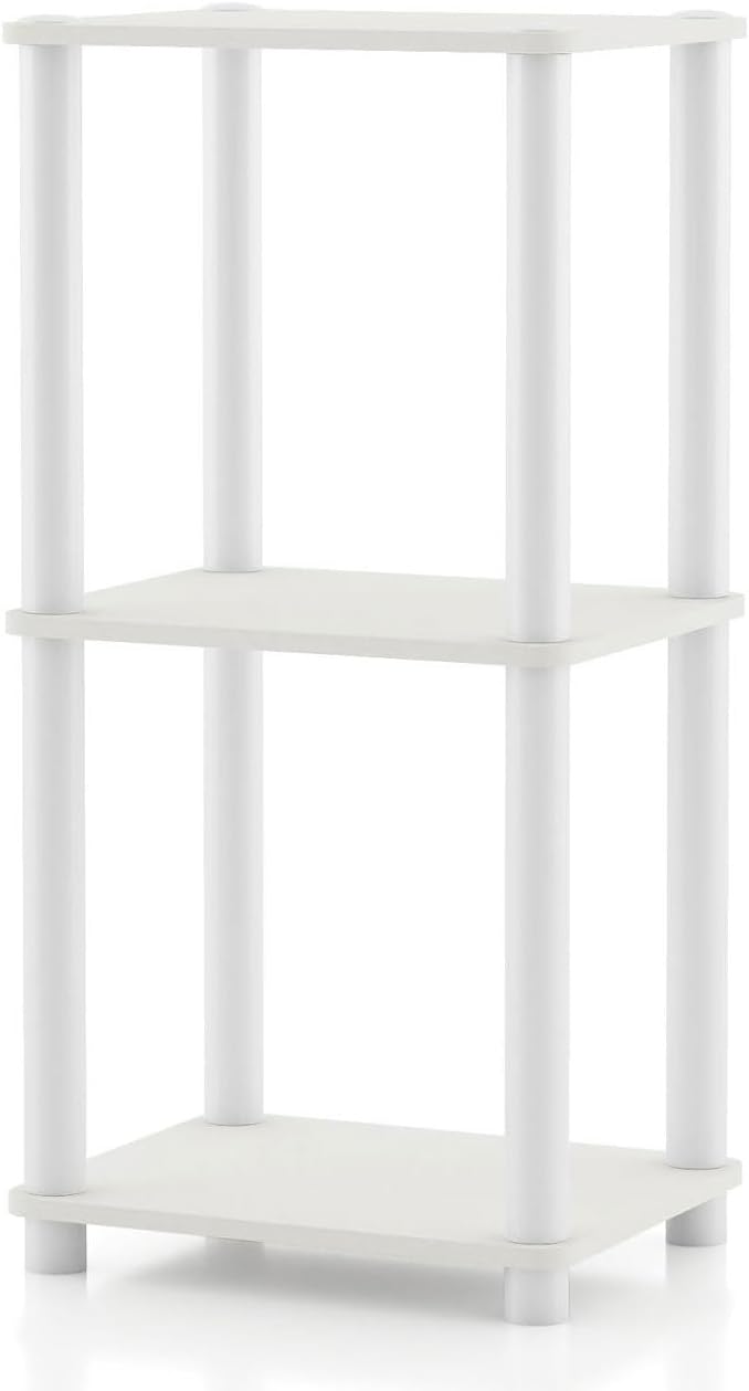 Homes: Inside + Out Apexa Modern 3-Tier Narrow Shelving Units, Collectibles by HOMESInsideOut