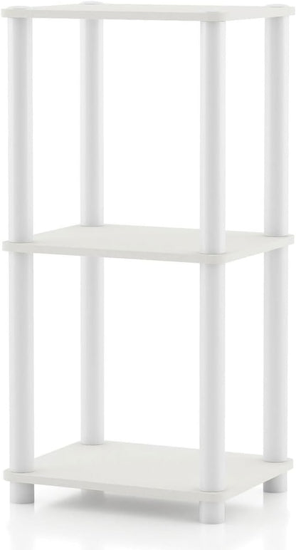 Homes: Inside + Out Apexa Modern 3-Tier Narrow Shelving Units, Collectibles by HOMESInsideOut