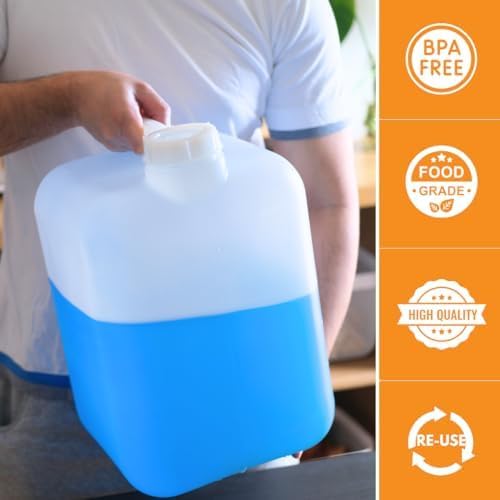 FastRack 5 Gallon Hedpak with Cap | BPA-free, Food-Grade, and Leak-Proof | - Image 4