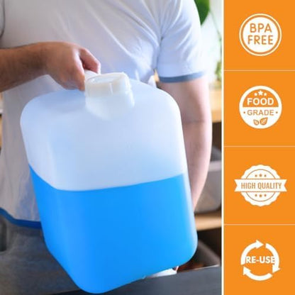 FastRack 5 Gallon Hedpak with Cap | BPA-free, Food-Grade, and Leak-Proof | - Image 4
