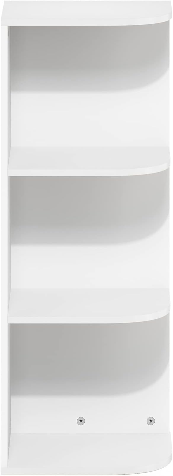Furinno PASIR Book Shelf, 3-Tier Corner Bookshelf, Open Shelves Bookcase 9.3 x - Image 4