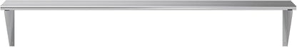 AmGood 14 in. x 60 in. NSF Stainless Steel Tubular Wall Shelf | Heavy-Duty - Image 4