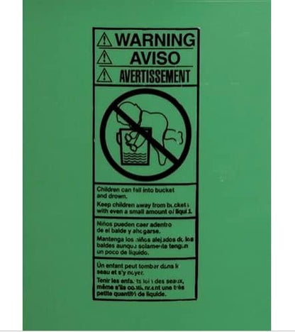 House Naturals 5 Gallon Food Grade BPA Free Container Dark Green Bucket - Image 5