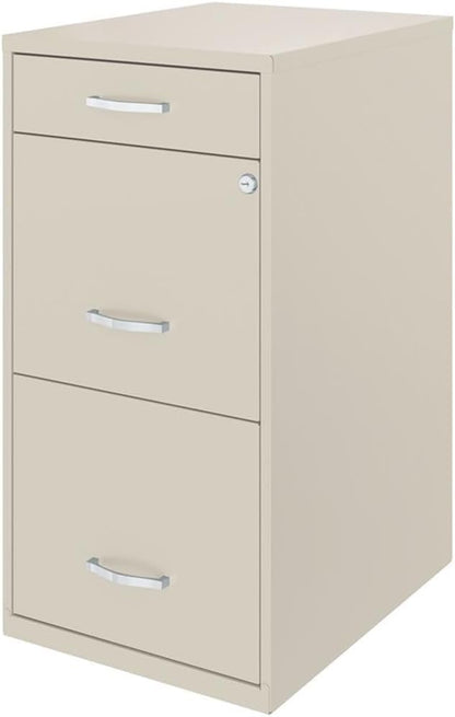 Scranton & Co Set of 2 18" D 3-Drawer Metal Filing Cabinet - Image 7