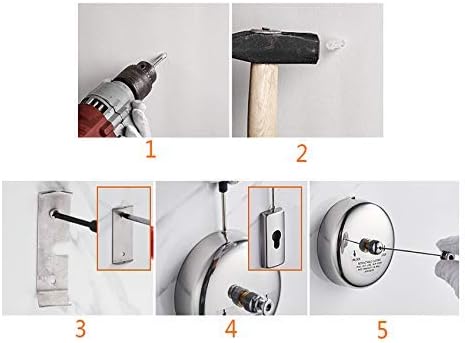 JOOM Retractable Clothesline Stainless Steel Heavy Duty 9Feet - Image 7