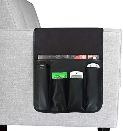 IPENNY No-slip Leather Sofa Couch Remote Control Holder Chair Armrest Caddy - Image 5