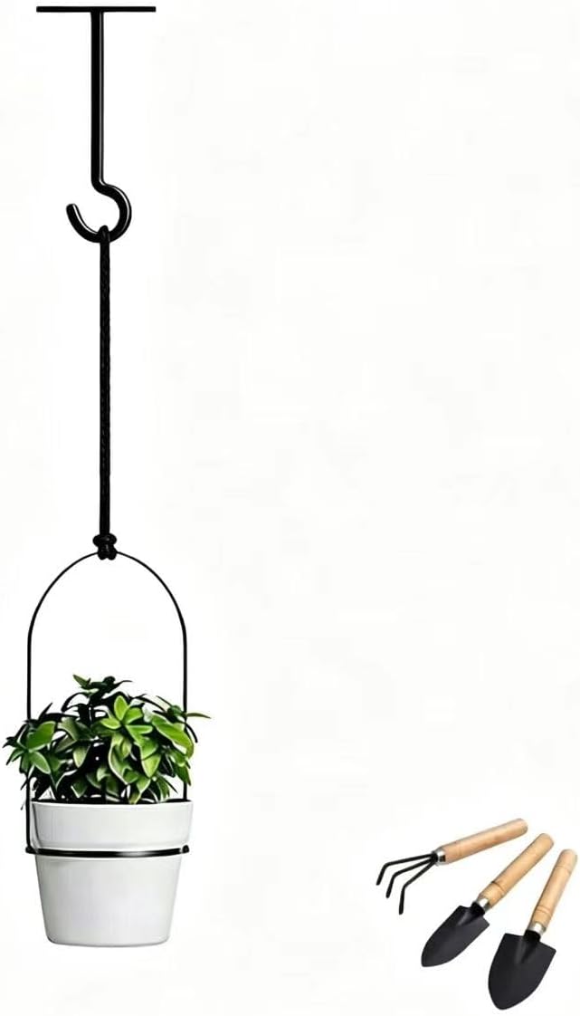1set Metal Adjustable Hanging Planters by BLUEAYE
