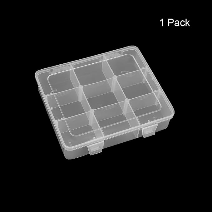 9 Grids Plastic Storage Compartment Organizer Container - Image 5