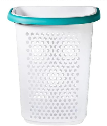 Plastic Rolling Laundry Basket - Image 4