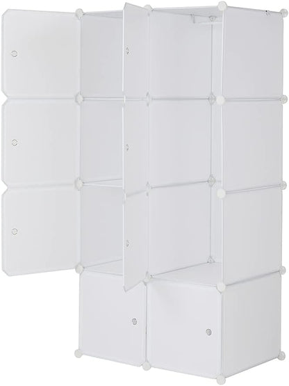 Cube Storage, 8-Cube Organizer Stackable Plastic Cube Storage Shelves Design - Image 7