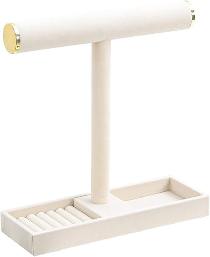 Necklace Display Holder, Bracelet Organizer Stand by KunGe