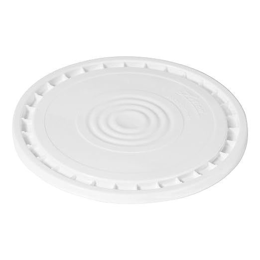 Meranti Reusable Easy Peel 3.5, and 7 Gallon Bucket Lid | Food Grade | White by MerantiHomeGarden