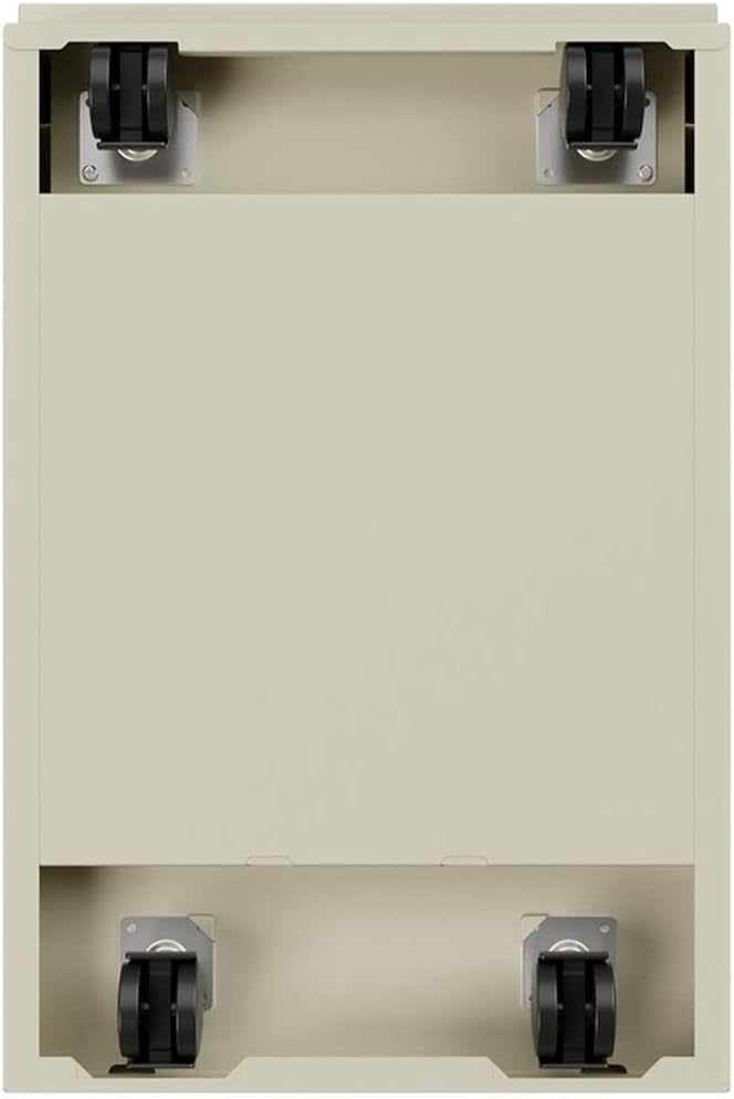 Pemberly Row 27.75" H X 15.00" W Modern 3 Drawer Metal Mobile Filing Cabinet in - Image 6