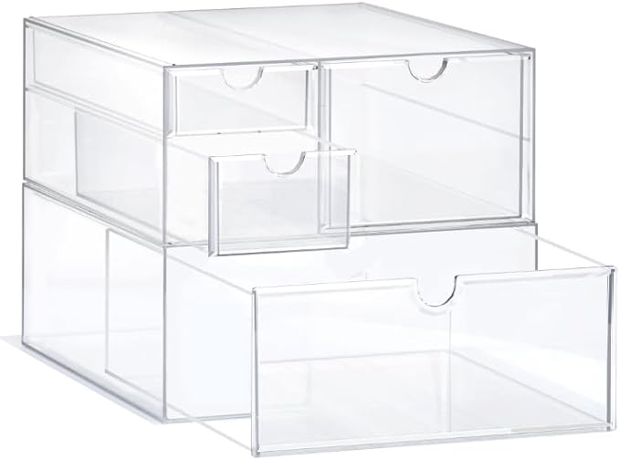 Prsildan Acrylic Drawer Makeup Organizer by Prsildan