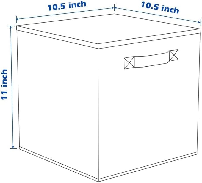ShellKingdom Storage Bins, Foldable Fabric Storage Cubes And Cloth Storage - Image 6