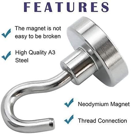 E BAVITE Magnetic Hooks, 30lbs+ 2026 Cruise Cabin Ship Magnet Hook 10 Pack | - Image 4