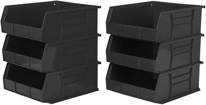 HE HUDSON EXCHANGE 11" x 11" x 5" Plastic Stackable Storage Bin by HudsonExchange