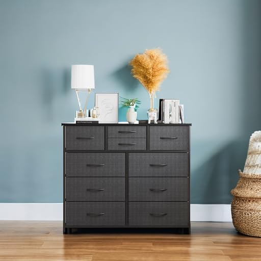 LUMTOK 10 Drawers Dresser with Fabric Bins - Image 5