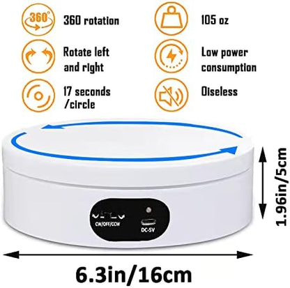 YVV Electric Rotating Display Stand 360°Automatic Mute Photography Rotating - Image 6