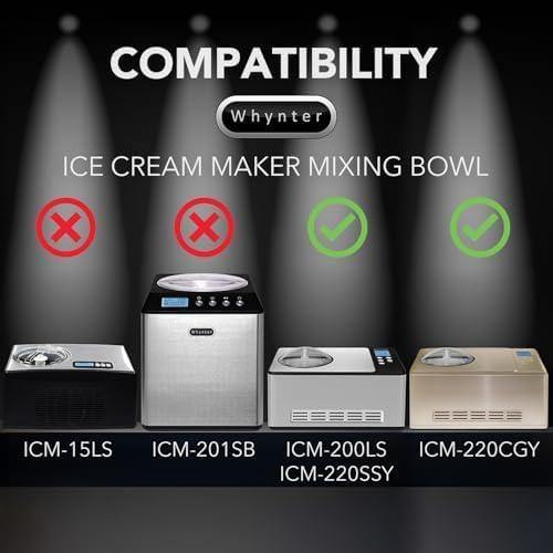 Whynter Ice Cream Maker Machine Automatic 2.1 Qt. - Image 8