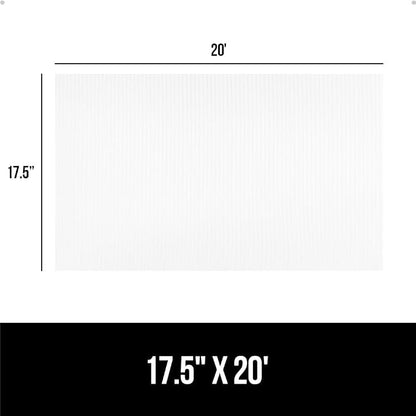 GORILLA GRIP DuraGuard Shelf Liner, 17.5x20 Non-Adhesive Cabinet Liners - Image 8