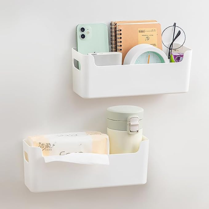 2 Pack Cabinet Organizer Storage, Adhesive Over Cabinet Door Organizer - Image 5