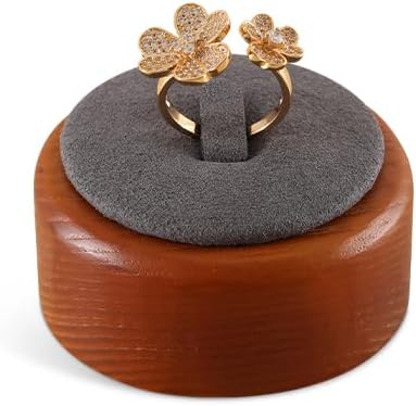 Ring Display, Premium Wooden Stand by Yinbeini