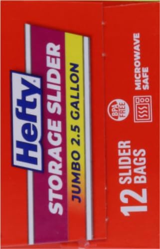 Hefty Slider Jumbo Storage Bags, 2.5 Gallon Size - Image 13