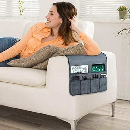 HAOMAIJIA Anti Slip Sofa Armrest Organizer Arm Chair Bedside Caddy Storage - Image 4