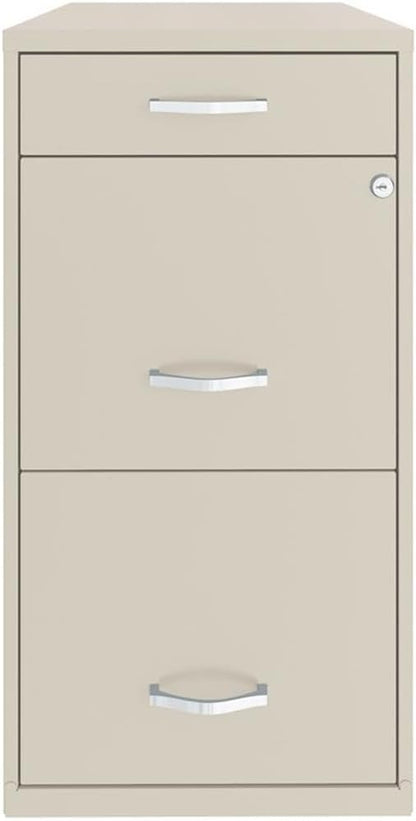 Scranton & Co Set of 2 18" D 3-Drawer Metal Filing Cabinet - Image 6