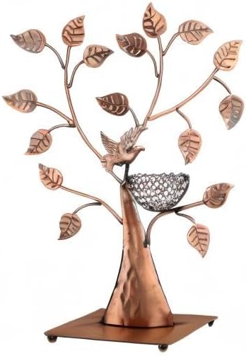 MyGift 14-Inch Modern Bronze Jewelry Organizer Tree - Image 8