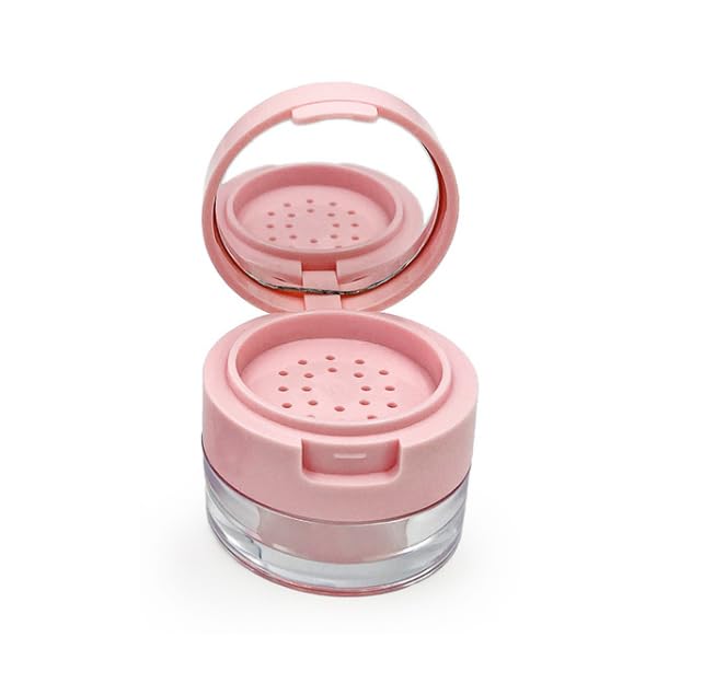 1Pcs Plastic Loose Powder Jar Makeup Powder Case, 3g Leak-free Reusable Plastic by Duehut