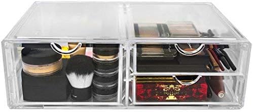 Sorbus Large Stackable Acrylic Drawers - Image 7